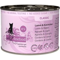 Catz finefood 6x200g No. 11 Lamm & Kaninchen von Catz Finefood