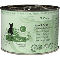 Catz finefood Nassfutter Katze Classic Adult No. 15 Huhn und Fasan 6x200 g von Catz Finefood