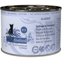 Catz finefood Nassfutter Katze Classic Adult No. 17 Geflügel und Garnele 6x200 g von Catz Finefood