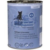 Catz finefood Nassfutter Katze Classic Adult No. 17 Geflügel und Garnele 6x400 g von Catz Finefood