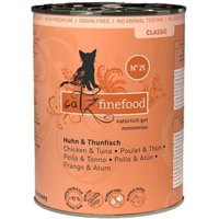 Catz finefood Nassfutter Katze Classic Adult No. 25 Huhn und Thunfisch 6x400 g von Catz Finefood