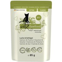 Catz finefood Nassfutter Katze Classic Kitten No. 05 Lachs und Geflügel 16x85 g von Catz Finefood