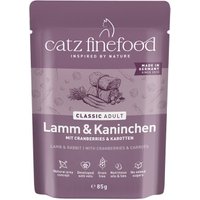 Catz finefood Nassfutter Katze CLASSIC Kaninchen und Lamm 16x85 g Catz finefood Nassfutter Katze CLASSIC Kaninchen und Lamm 16x85 g von Catz Finefood