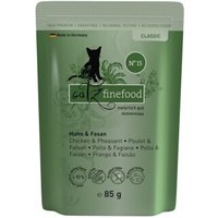 Catz finefood Nassfutter Katze Classic Adult 8x85 g No. 15 Huhn und Fasan von Catz Finefood