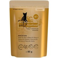 Catz finefood Nassfutter Katze Classic Adult 8x85 g No. 7 Rind und Kalb von Catz Finefood