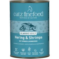 Catz finefood Nassfutter Katze Classic Adult Hering und Shrimps 24x400 g von Catz Finefood