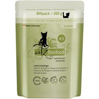 Catz finefood Nassfutter Katze Classic Adult No. 05 Lachs und Geflügel 6x300 g von Catz Finefood