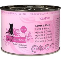 Catz finefood Nassfutter Katze Classic Adult No. 19 Lamm und Pferd 6x200 g von Catz Finefood