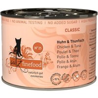 Catz finefood Nassfutter Katze Classic Adult No. 25 Huhn und Thunfisch 12x200 g von Catz Finefood