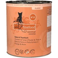 Catz finefood Nassfutter Katze Classic Adult No. 25 Huhn und Thunfisch 6x800 g von Catz Finefood