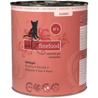 Catz finefood Nassfutter Katze Classic Adult No. 3 Geflügel 12x800 g Catz finefood Nassfutter Katze Classic Adult No. 3 Geflügel 12x800 g von Catz Finefood