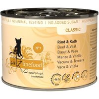 Catz finefood Nassfutter Katze Classic Adult No. 7 Rind und Kalb 6x200 g Catz finefood Nassfutter Katze Classic Adult No. 7 Rind und Kalb 6x200 g von Catz Finefood