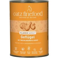 Catz finefood Nassfutter Katze Classic Adult mit Geflügel 12x400 g von Catz Finefood