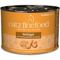 Catz finefood Nassfutter Katze Classic Adult mit Geflügel 24x200 g Catz finefood Nassfutter Katze Classic Adult mit Geflügel 24x200 g von Catz Finefood