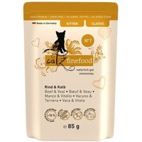 Catz finefood Nassfutter Katze Classic Kitten No. 7 Rind und Kalb 16x85 g von Catz Finefood