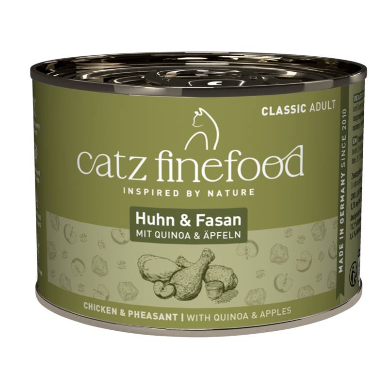 Sparpaket catz finefood 12 x 200 g - Huhn & Fasan von Catz Finefood