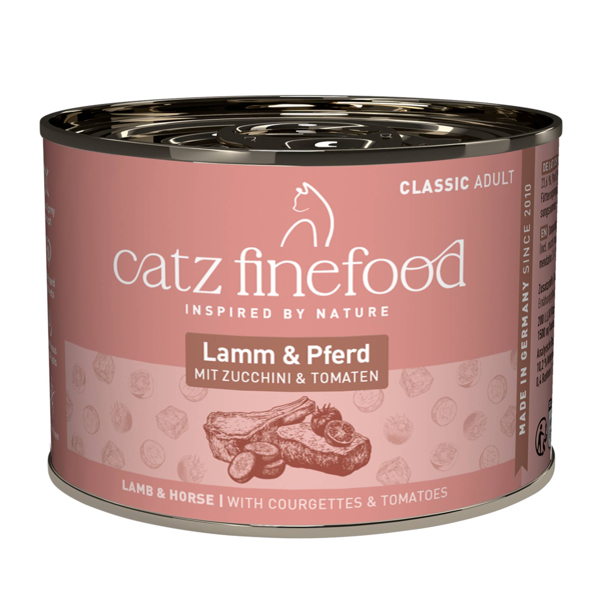 Sparpaket catz finefood 12 x 200 g - Lamm & Pferd Sparpaket catz finefood 12 x 200 g - Lamm & Pferd von Catz Finefood