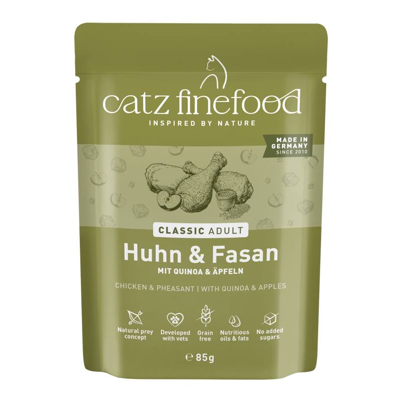 Sparpaket catz finefood 16 x 85 g - Huhn & Fasan von Catz Finefood