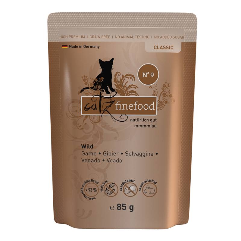 Sparpaket catz finefood 16 x 85 g - Wild von Catz Finefood