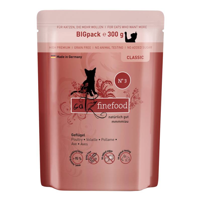 Sparpaket catz finefood 24 x 300 g - Geflügel von Catz Finefood