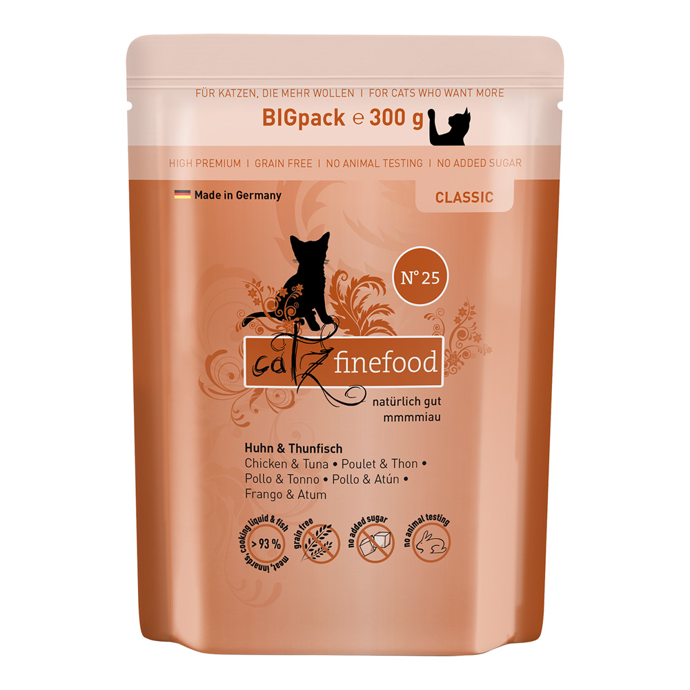 Sparpaket catz finefood 24 x 300 g - Huhn & Thunfisch von Catz Finefood