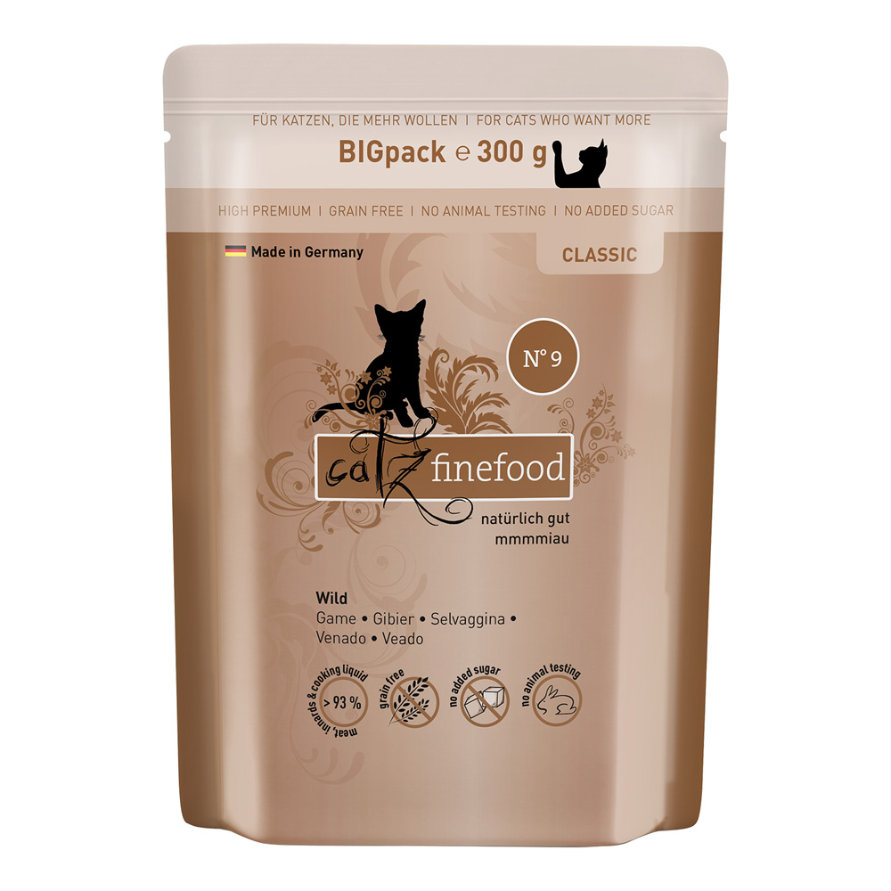 Sparpaket catz finefood 24 x 300 g - Wild Sparpaket catz finefood 24 x 300 g - Wild von Catz Finefood