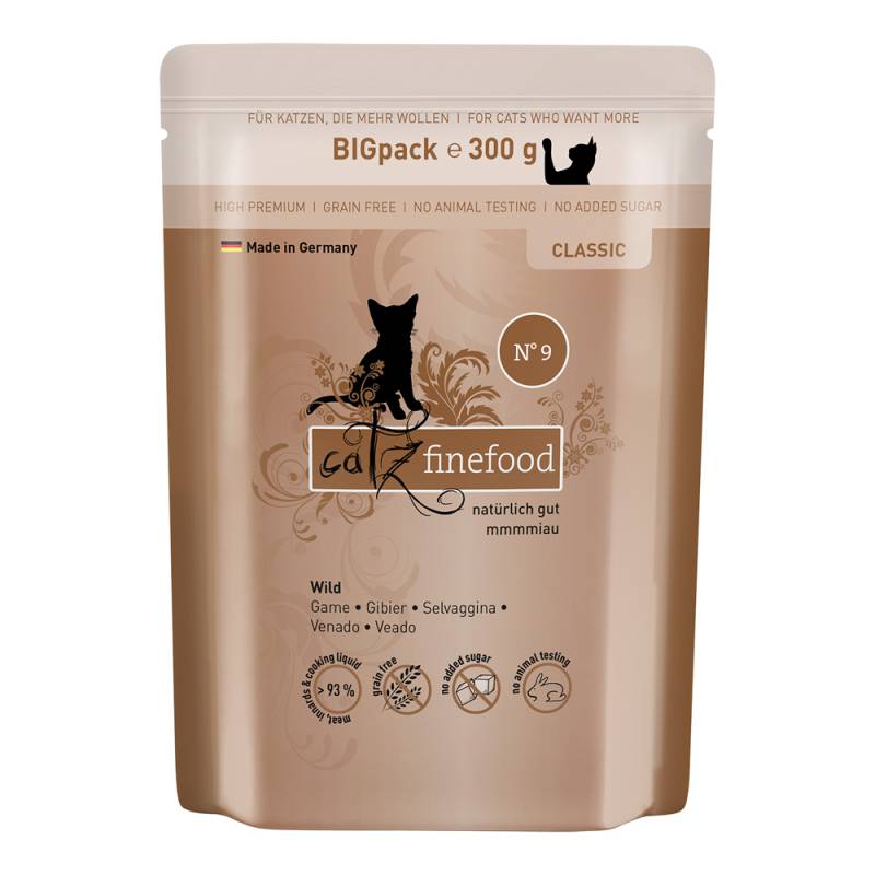 Sparpaket catz finefood 24 x 300 g - Wild Sparpaket catz finefood 24 x 300 g - Wild von Catz Finefood