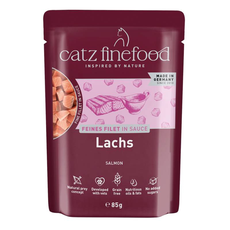 Sparpaket catz finefood Feines Filet 32 x 85 g - Lachs Sparpaket catz finefood Feines Filet 32 x 85 g - Lachs von Catz Finefood