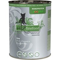 Sparpaket catz finefood Monoprotein zooplus 24 x 400 g - Ente von Catz Finefood