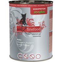 Sparpaket catz finefood Monoprotein zooplus 24 x 400 g - Huhn von Catz Finefood