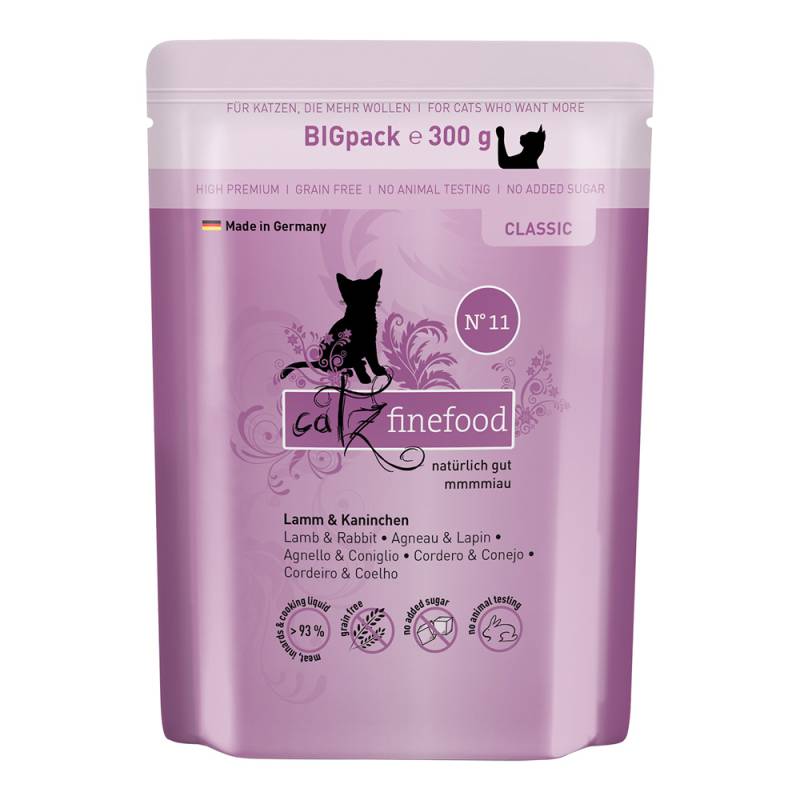 catz finefood 6 x 300 g - Lamm & Kaninchen von Catz Finefood