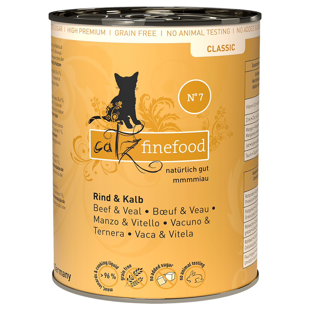 catz finefood 6 x 400 g - Rind & Kalb catz finefood 6 x 400 g - Rind & Kalb von Catz Finefood