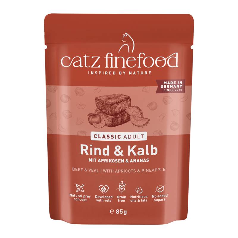 catz finefood 8 x 85 g - Rind & Kalb catz finefood 8 x 85 g - Rind & Kalb von Catz Finefood