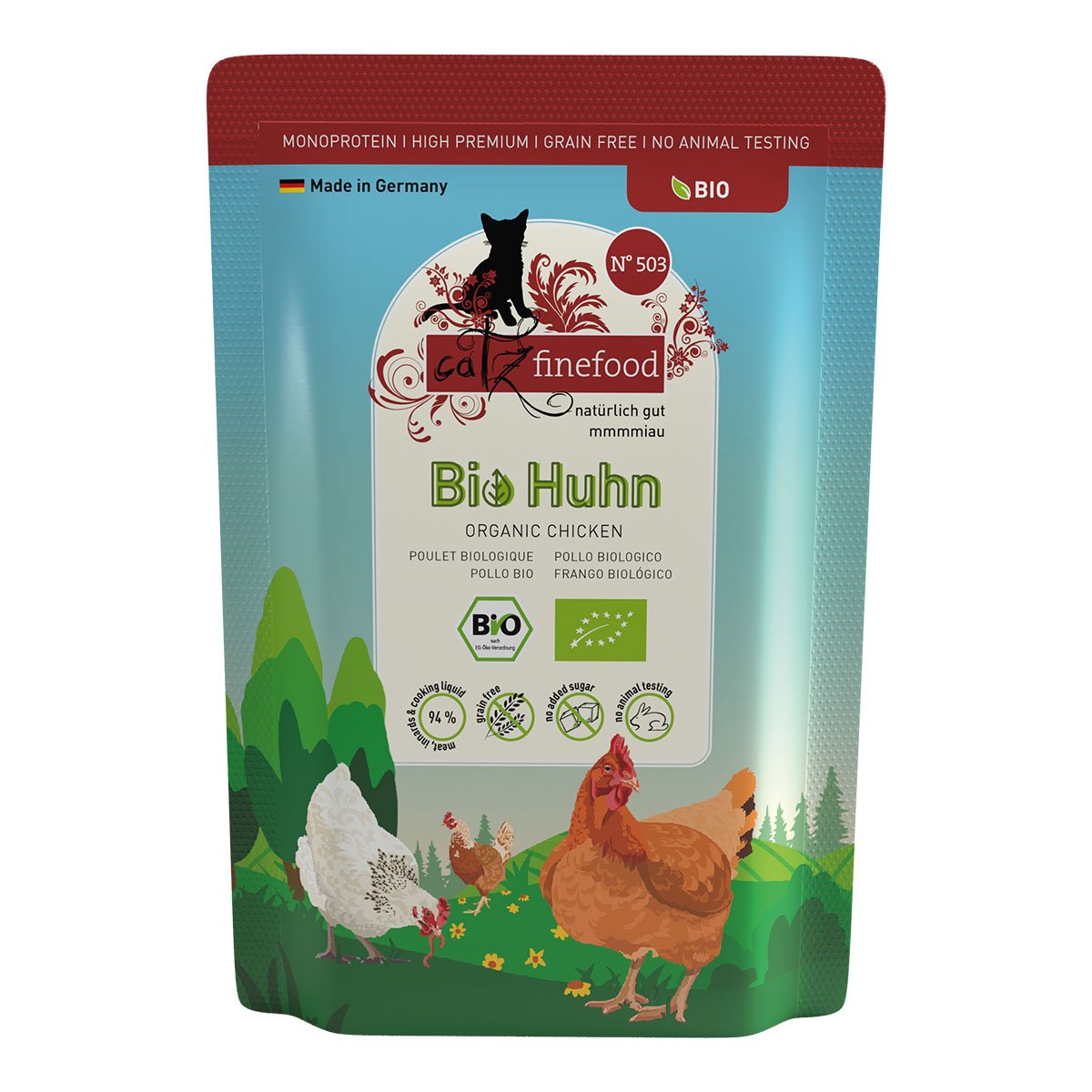 catz finefood Bio No.503 Huhn Pouch 12x85g catz finefood Bio No.503 Huhn Pouch 12x85g von Catz Finefood