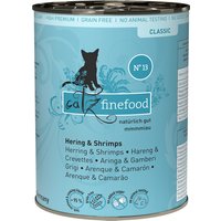 catz finefood Dose 6 x 400 g - Hering & Shrimps von Catz Finefood