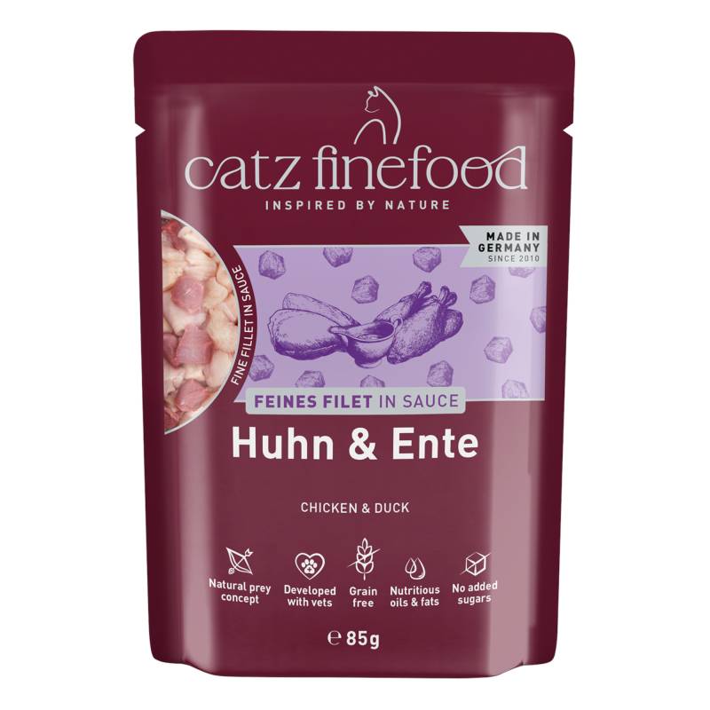 catz finefood Feines Filet 16 x 85 g - Huhn & Ente catz finefood Feines Filet 16 x 85 g - Huhn & Ente von Catz Finefood