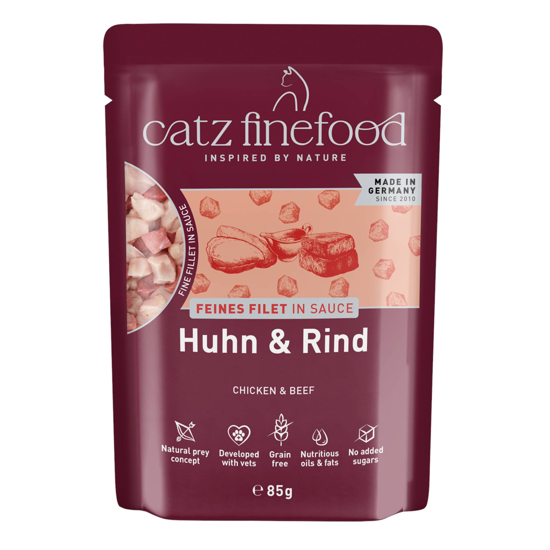 catz finefood Feines Filet 16 x 85 g - Huhn & Rind catz finefood Feines Filet 16 x 85 g - Huhn & Rind von Catz Finefood