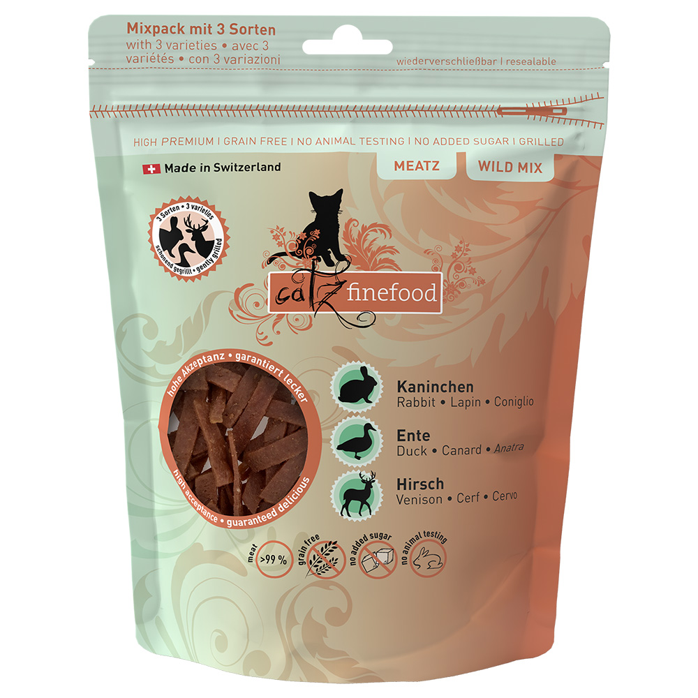 catz finefood Meatz Mixpack - Wild Mix (45 g) von Catz Finefood