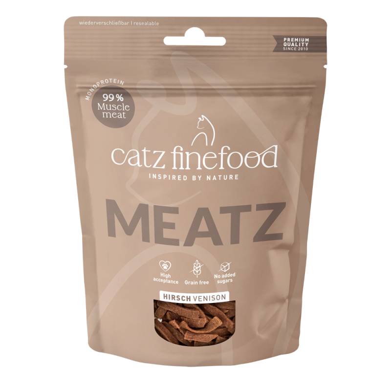 catz finefood Meatz - Sparpaket 2 x Hirsch (2 x 45 g) von Catz Finefood