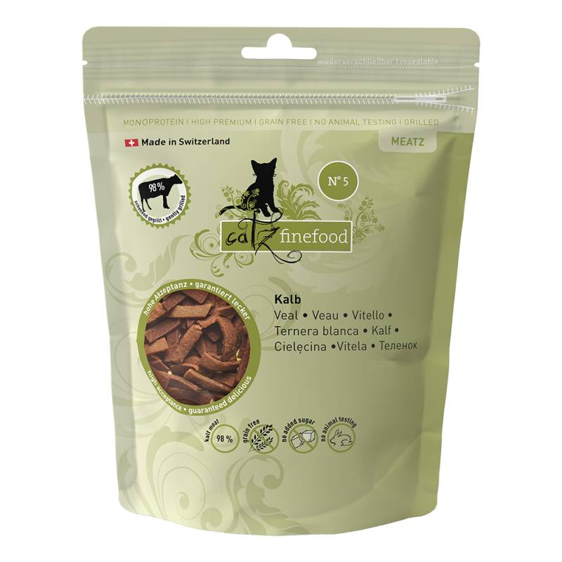catz finefood Meatz - Sparpaket 2 x Kalb (2 x 45 g) von Catz Finefood