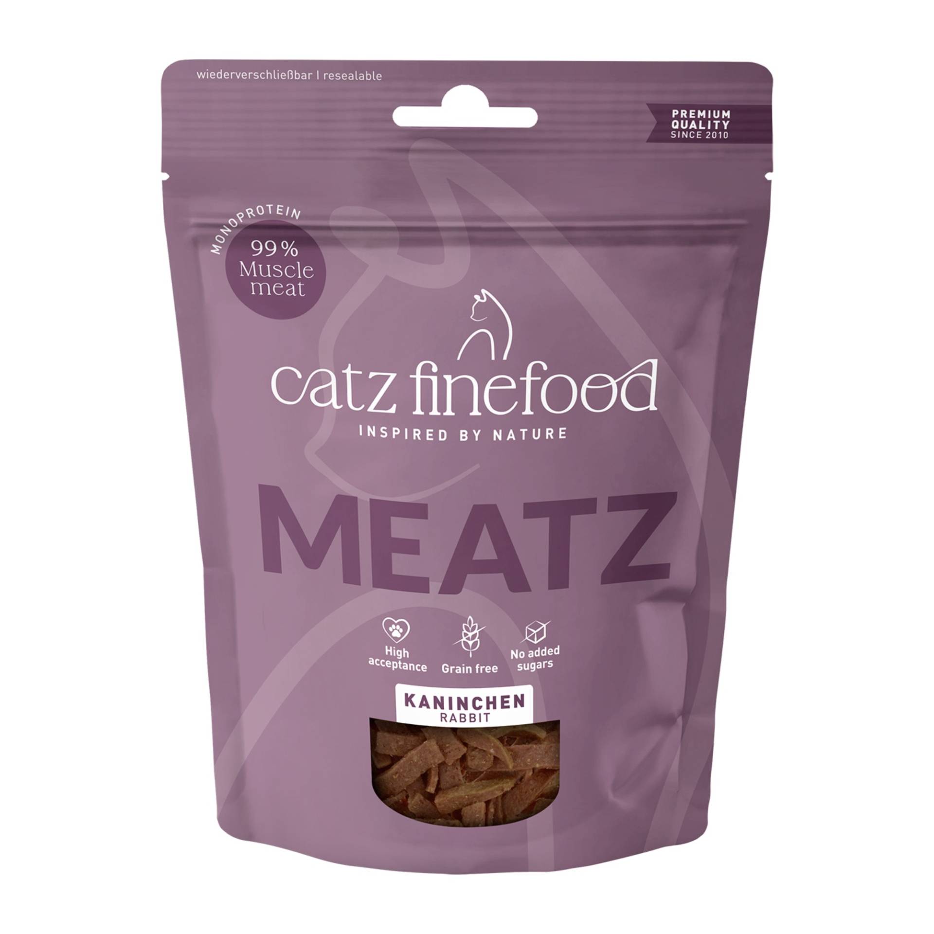 catz finefood Meatz - Sparpaket 2 x Kaninchen (2 x 45 g) von Catz Finefood