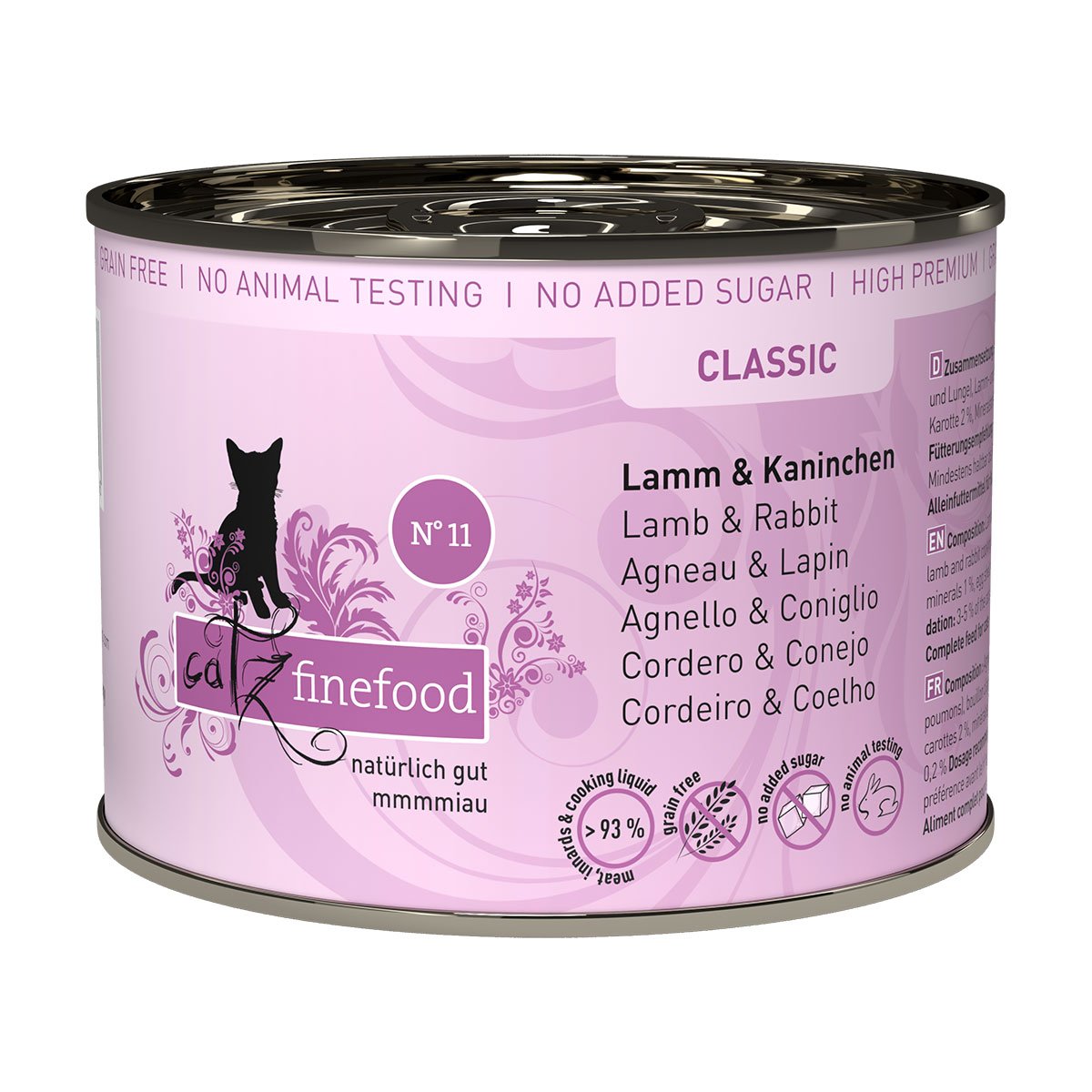 catz finefood - No. 11 Lamm & Kaninchen 6x200g von Catz Finefood