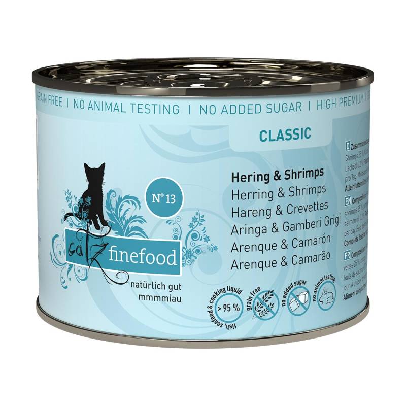 catz finefood - No. 13 Hering & Krabben 24x200g von Catz Finefood