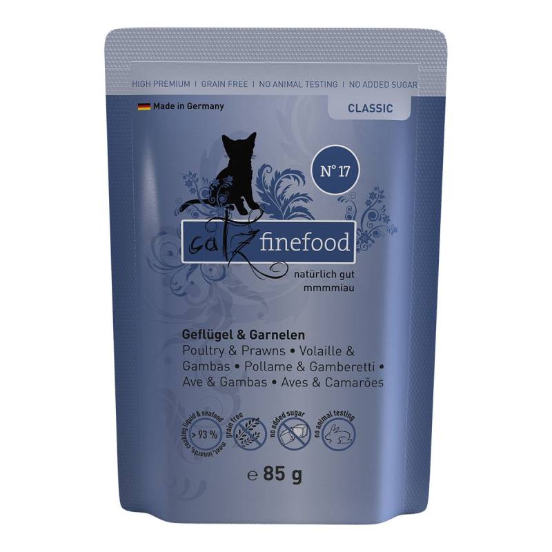 catz finefood - No. 17 Geflügel & Garnele 16x85g von Catz Finefood