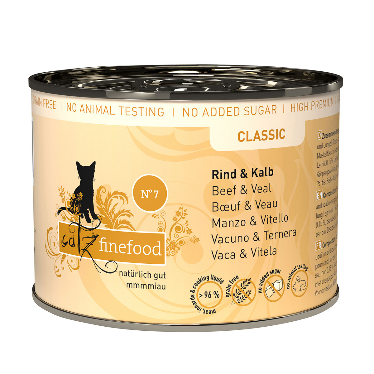 catz finefood - No. 7 Rind & Kalb 6x200g von Catz Finefood