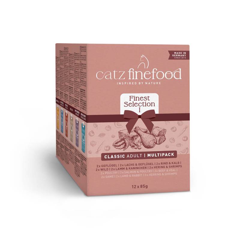catz finefood Probiermix 12 x 85 g - Mixpaket 1 (6 Sorten) von Catz Finefood