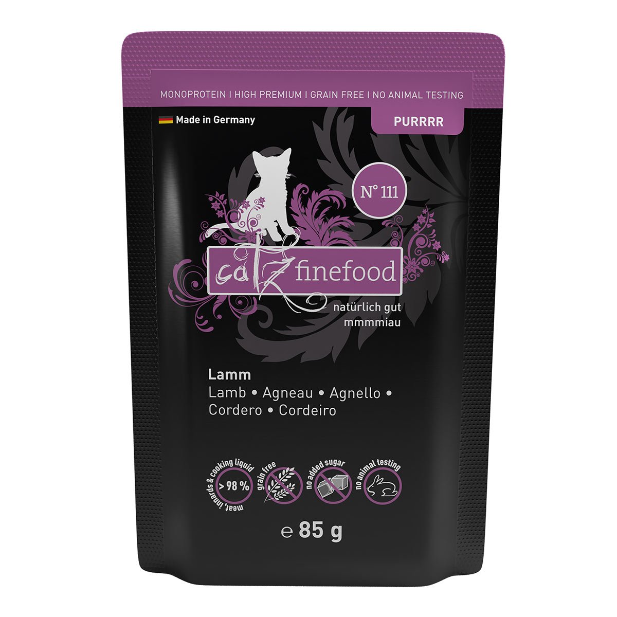 catz finefood Purrrr No.111 Lamm 16x85g von Catz Finefood