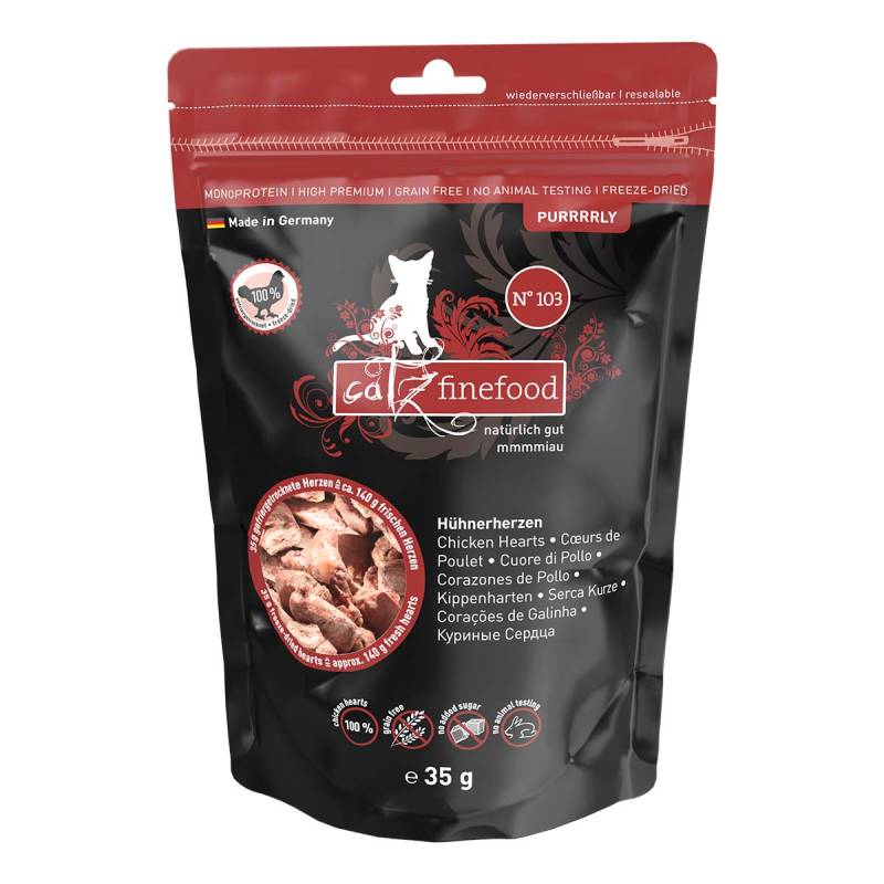 catz finefood Purrrrly No.103 Hühnerherz 35g von Catz Finefood