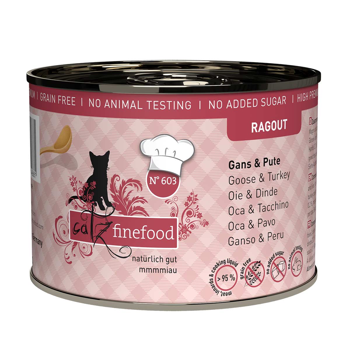 catz finefood Ragout No.603 Gans & Pute 6x190g catz finefood Ragout No.603 Gans & Pute 6x190g von Catz Finefood
