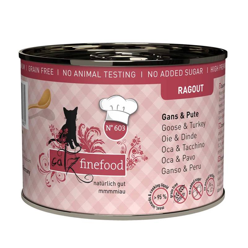catz finefood Ragout No.603 Gans & Pute 6x190g von Catz Finefood